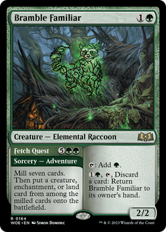 Bramble Familiar (164) [Wilds of Eldraine] foil - Deck Out Gaming