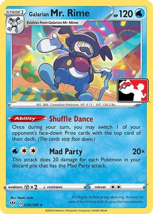 Galarian Mr. Rime (36) [Prize Pack Series Cards] - Deck Out Gaming
