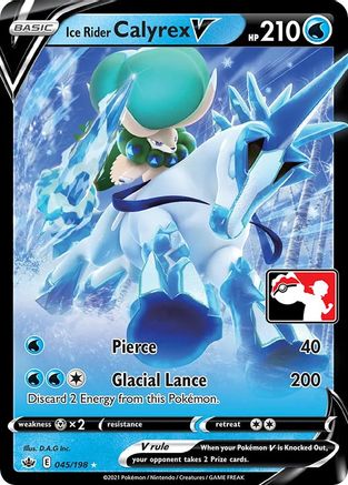 Ice Rider Calyrex V (45) [Prize Pack Series Cards] Holofoil - Deck Out Gaming