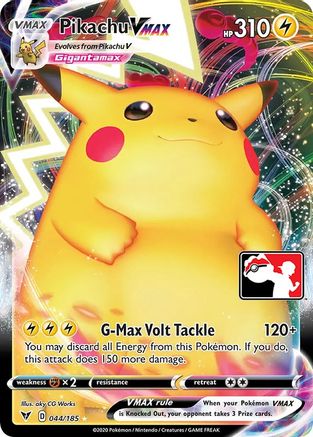 Pikachu VMAX (44) [Prize Pack Series Cards] Holofoil - Deck Out Gaming
