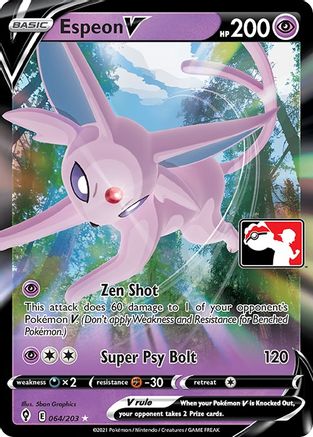 Espeon V (64) [Prize Pack Series Cards] Holofoil - Deck Out Gaming