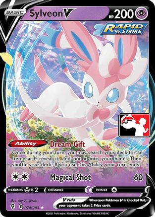 Sylveon V (74) [Prize Pack Series Cards] Holofoil - Deck Out Gaming
