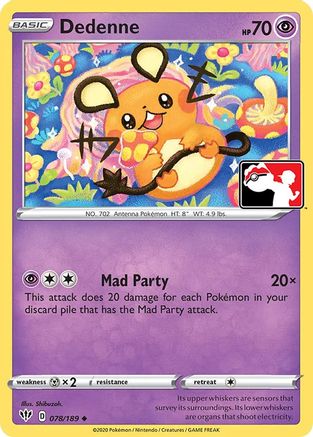 Dedenne (78) [Prize Pack Series Cards] Holofoil - Deck Out Gaming