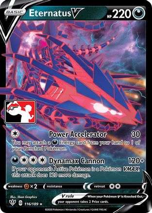 Eternatus V (116) [Prize Pack Series Cards] Holofoil - Deck Out Gaming