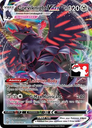 Corviknight VMAX (110) [Prize Pack Series Cards] Holofoil - Deck Out Gaming