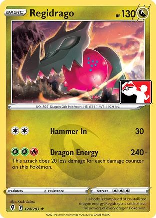 Regidrago - 124/203 (124) [Prize Pack Series Cards] - Deck Out Gaming
