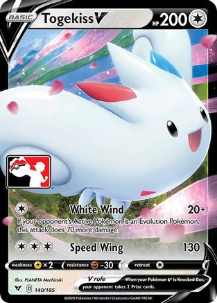 Togekiss V (140) [Prize Pack Series Cards] Holofoil - Deck Out Gaming