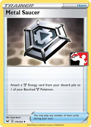 Metal Saucer (170) [Prize Pack Series Cards] - Deck Out Gaming