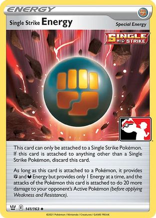 Single Strike Energy (141) [Prize Pack Series Cards] - Deck Out Gaming