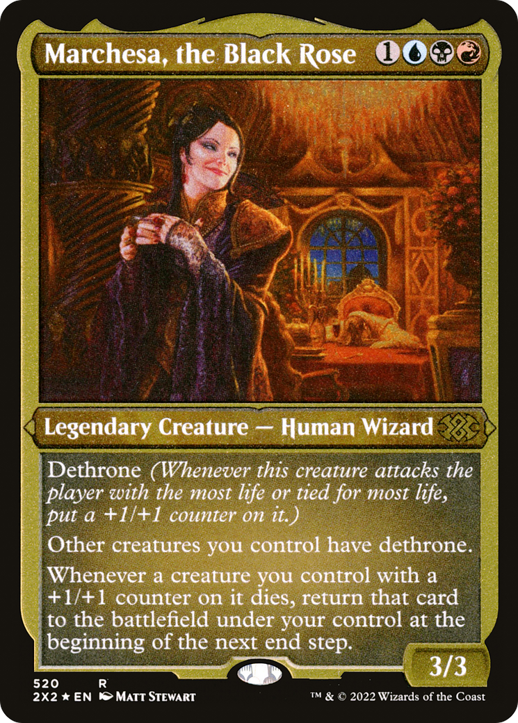 Marchesa, the Black Rose (Foil Etched) (520) [Double Masters 2022] foil - Deck Out Gaming