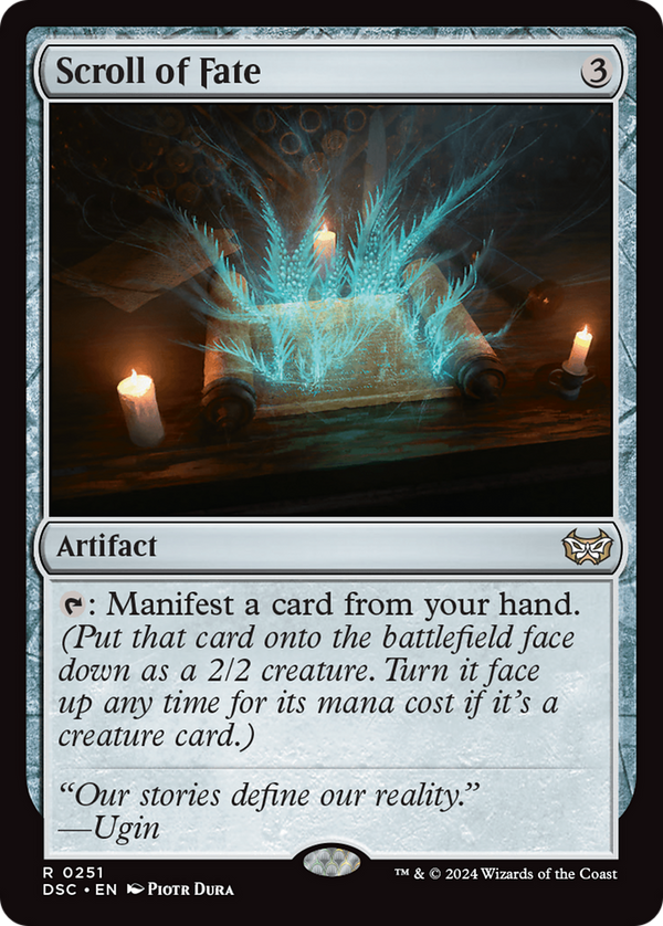 Scroll of Fate (251) [Duskmourn: House of Horror Commander] - Deck Out Gaming