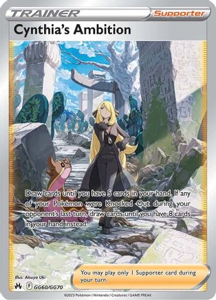 Cynthia's Ambition (GG60) [Crown Zenith: Galarian Gallery] Holofoil - Deck Out Gaming