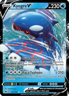 Kyogre V (37) [Crown Zenith] Holofoil - Deck Out Gaming