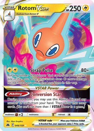 Rotom VSTAR (46) [Crown Zenith] Holofoil - Deck Out Gaming