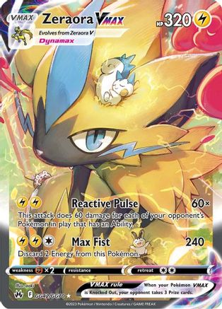 Zeraora VMAX (GG42) [Crown Zenith Galarian Gallery] Holofoil - Deck Out Gaming