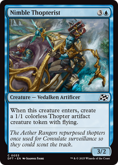 Nimble Thopterist (53) [Aetherdrift] foil - Deck Out Gaming