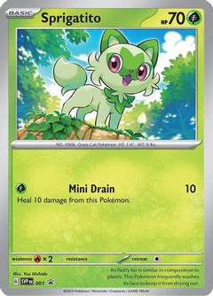 Sprigatito - 001 (1) [SV: Scarlet & Violet Promo Cards] Holofoil - Deck Out Gaming