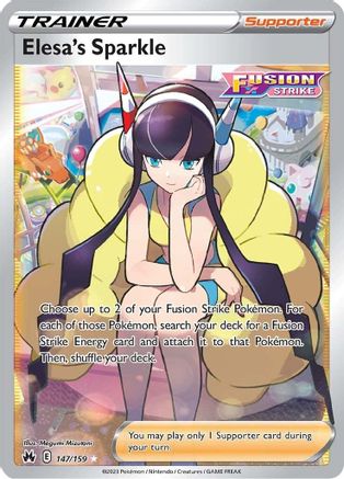 Elesa's Sparkle (Full Art) (147) [Crown Zenith] Holofoil - Deck Out Gaming