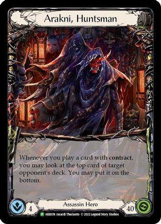 Arakni, Huntsman - HER074 (HER074) [Flesh and Blood: Promo Cards] Cold Foil - Deck Out Gaming