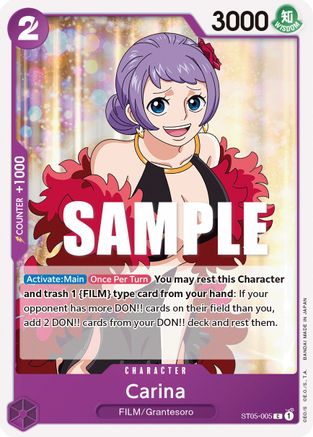 Carina (ST05-005) [Starter Deck 5: Film Edition] - Deck Out Gaming