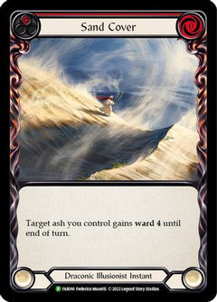 Sand Cover (Red) - FAB090 (FAB090) [Flesh and Blood: Promo Cards] Rainbow Foil - Deck Out Gaming