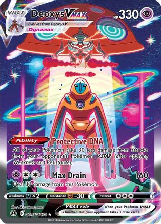 Deoxys VMAX (GG45) [Crown Zenith: Galarian Gallery] Holofoil - Deck Out Gaming