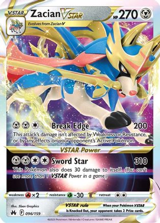 Zacian VSTAR (96) [Crown Zenith] Holofoil - Deck Out Gaming