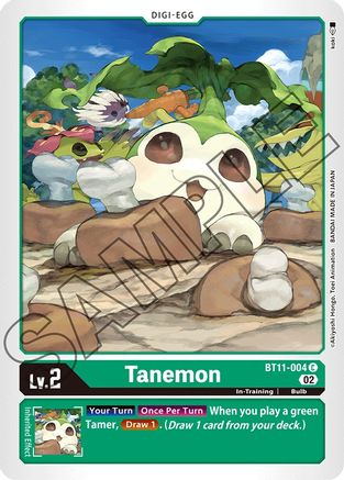 Tanemon (BT11-004) [Dimensional Phase] Foil - Deck Out Gaming