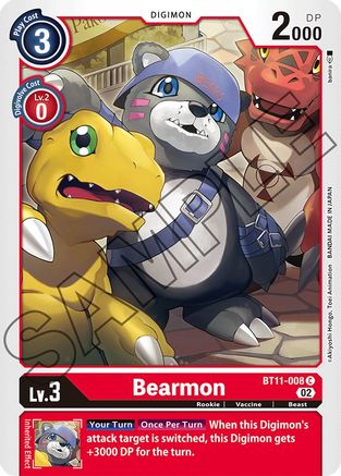 Bearmon (BT11-008) [Dimensional Phase] Foil - Deck Out Gaming