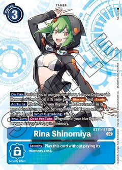 Rina Shinomiya (BT11-112) [Dimensional Phase] Foil - Deck Out Gaming