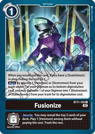 Fusionize (BT11-105) [Dimensional Phase] Foil - Deck Out Gaming