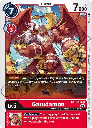 Garudamon (BT11-013) [Dimensional Phase] - Deck Out Gaming