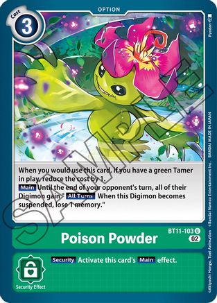 Poison Powder (BT11-103) [Dimensional Phase] Foil - Deck Out Gaming