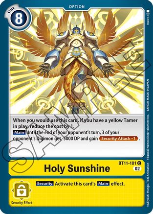 Holy Sunshine (BT11-101) [Dimensional Phase] Foil - Deck Out Gaming