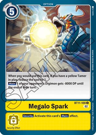 Megalo Spark (BT11-100) [Dimensional Phase] Foil - Deck Out Gaming