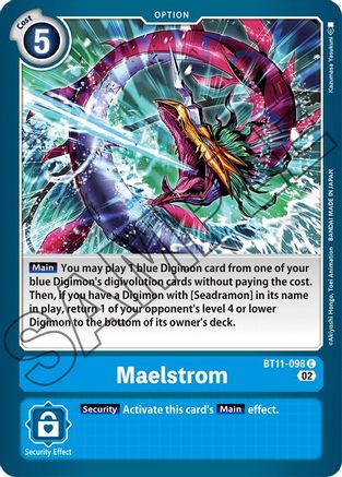 Maelstrom (BT11-098) [Dimensional Phase] Foil - Deck Out Gaming