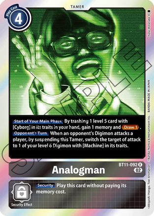 Analogman (BT11-092) [Dimensional Phase] Foil - Deck Out Gaming