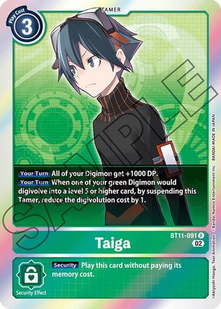 Taiga (BT11-091) [Dimensional Phase] Foil - Deck Out Gaming