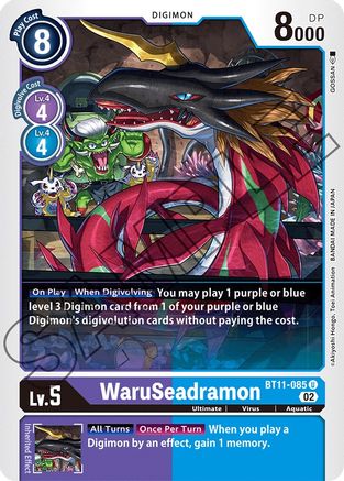 WaruSeadramon (BT11-085) [Dimensional Phase] - Deck Out Gaming