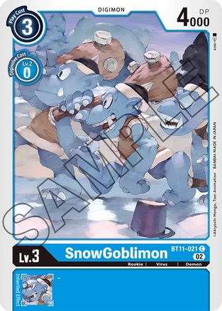 SnowGoblimon (BT11-021) [Dimensional Phase] Foil - Deck Out Gaming