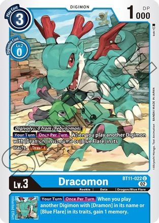 Dracomon (BT11-022) [Dimensional Phase] Foil - Deck Out Gaming