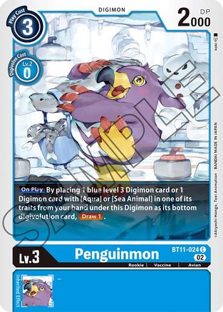 Penguinmon (BT11-024) [Dimensional Phase] Foil - Deck Out Gaming