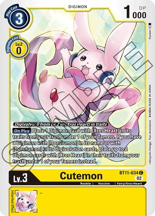 Cutemon (BT11-034) [Dimensional Phase] Foil - Deck Out Gaming