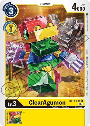 ClearAgumon (BT11-035) [Dimensional Phase] - Deck Out Gaming