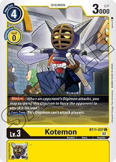 Kotemon (BT11-037) [Dimensional Phase] Foil - Deck Out Gaming