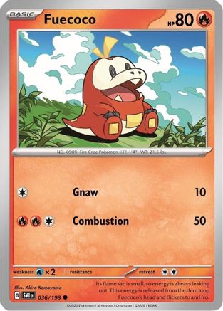Fuecoco - 036/198 (Mirage Holo) (36) [Miscellaneous Cards & Products] Holofoil - Deck Out Gaming