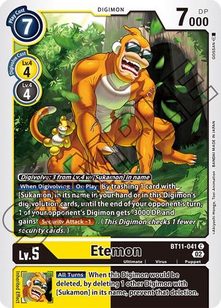 Etemon (BT11-041) [Dimensional Phase] - Deck Out Gaming