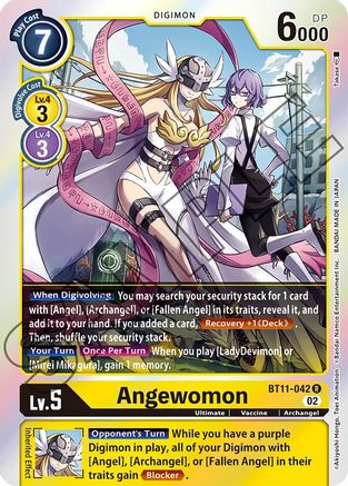 Angewomon (BT11-042) [Dimensional Phase] Foil - Deck Out Gaming