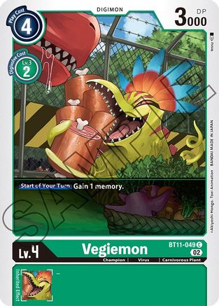 Vegiemon (BT11-049) [Dimensional Phase] Foil - Deck Out Gaming