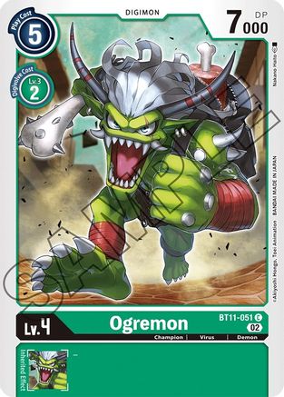 Ogremon (BT11-051) [Dimensional Phase] - Deck Out Gaming